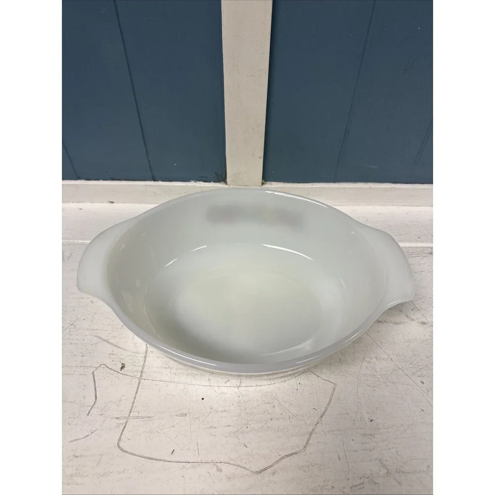 Lot Of 2 Anchor Hocking Fire-King Oval Casserole Dish + Rectangle Fruit 433 441